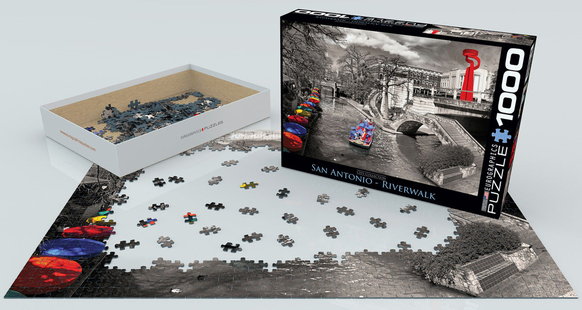 San Antonio Riverwalk 1000 Piece Puzzle - Quick Ship - Puzzlicious.com