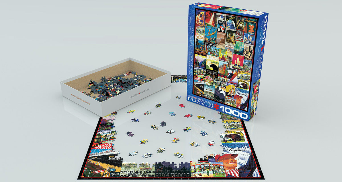 1000 pieces PUZZLE: VINTAGE BOARD GAMES