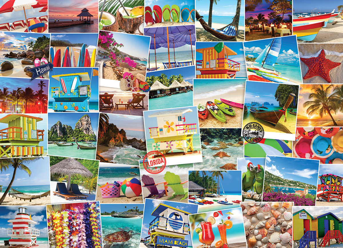 Globetrotter - Beaches 1000 Piece Puzzle - Quick Ship - Puzzlicious.com