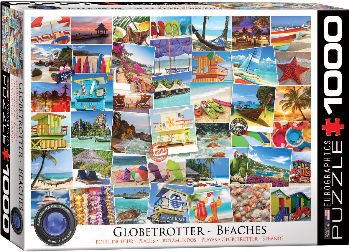 Globetrotter - Beaches 1000 Piece Puzzle - Quick Ship - Puzzlicious.com