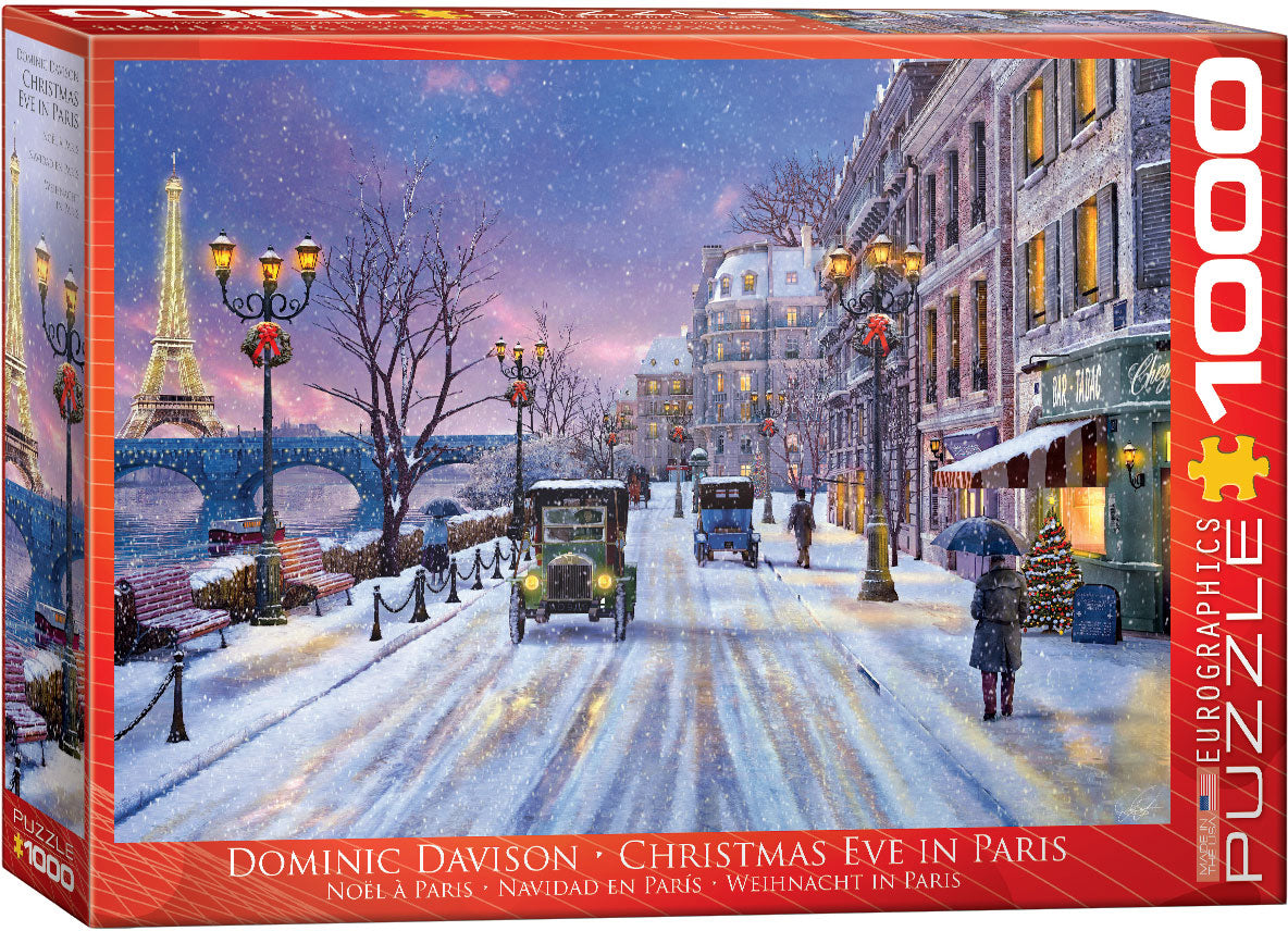 Eurographics Christmas Eve in Paris 1000 Piece Puzzle - Quick Ship - Puzzlicious.com
