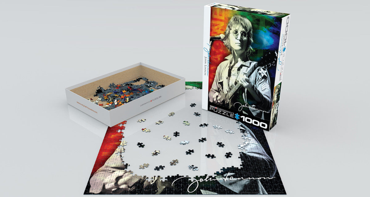 John Lennon Live in New York 1000 Piece Puzzle - Quick Ship - Puzzlicious.com