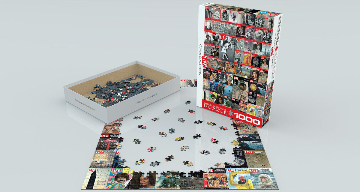 LIFE Cover Collection 1000 Piece Puzzle - Quick Ship - Puzzlicious.com