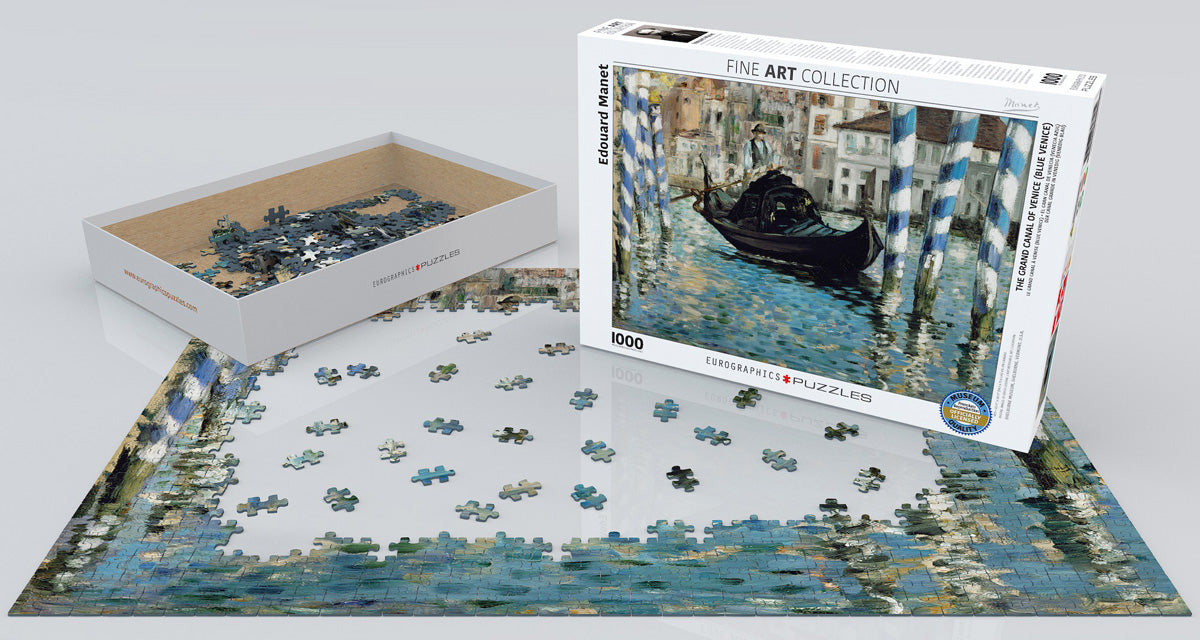 Edouard Manet's The Grand Canal of Venice 1000 Piece Puzzle - Quick Ship - Puzzlicious.com