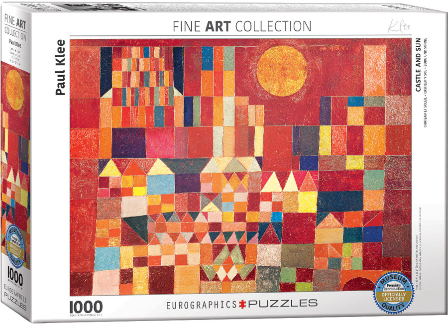 Klee&#39;s Castle and Sun 1000 Piece Puzzle - Quick Ship - Puzzlicious.com