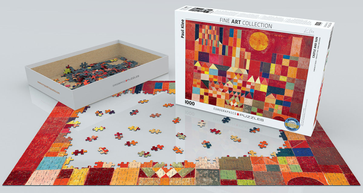 Klee&#39;s Castle and Sun 1000 Piece Puzzle - Quick Ship - Puzzlicious.com