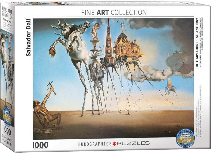 Dali&#39;s The Temptation of St. Anthony 1000 Piece Puzzle - Quick Ship - Puzzlicious.com