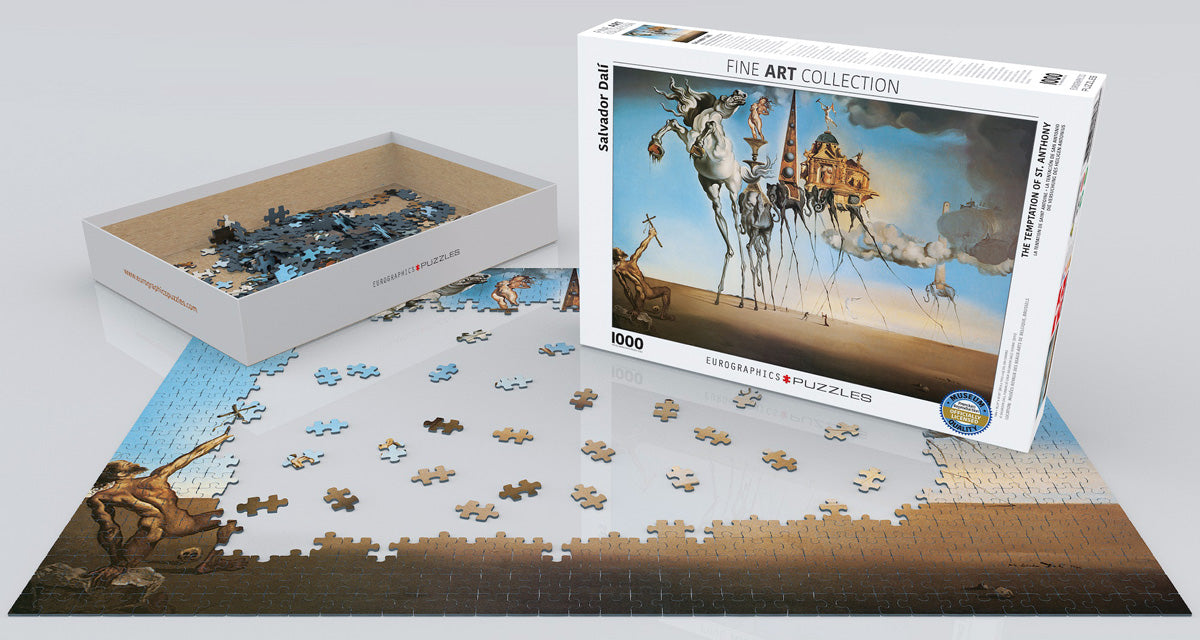 Dali&#39;s The Temptation of St. Anthony 1000 Piece Puzzle - Quick Ship - Puzzlicious.com