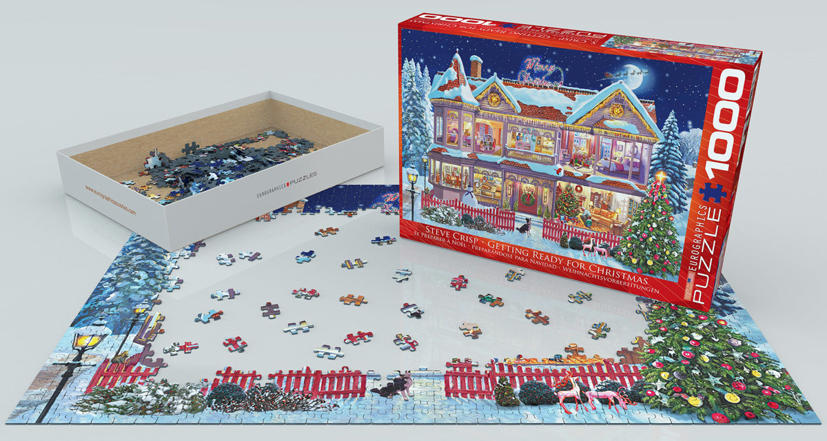Getting Ready for Christmas 1000 Piece Puzzle - Puzzlicious.com