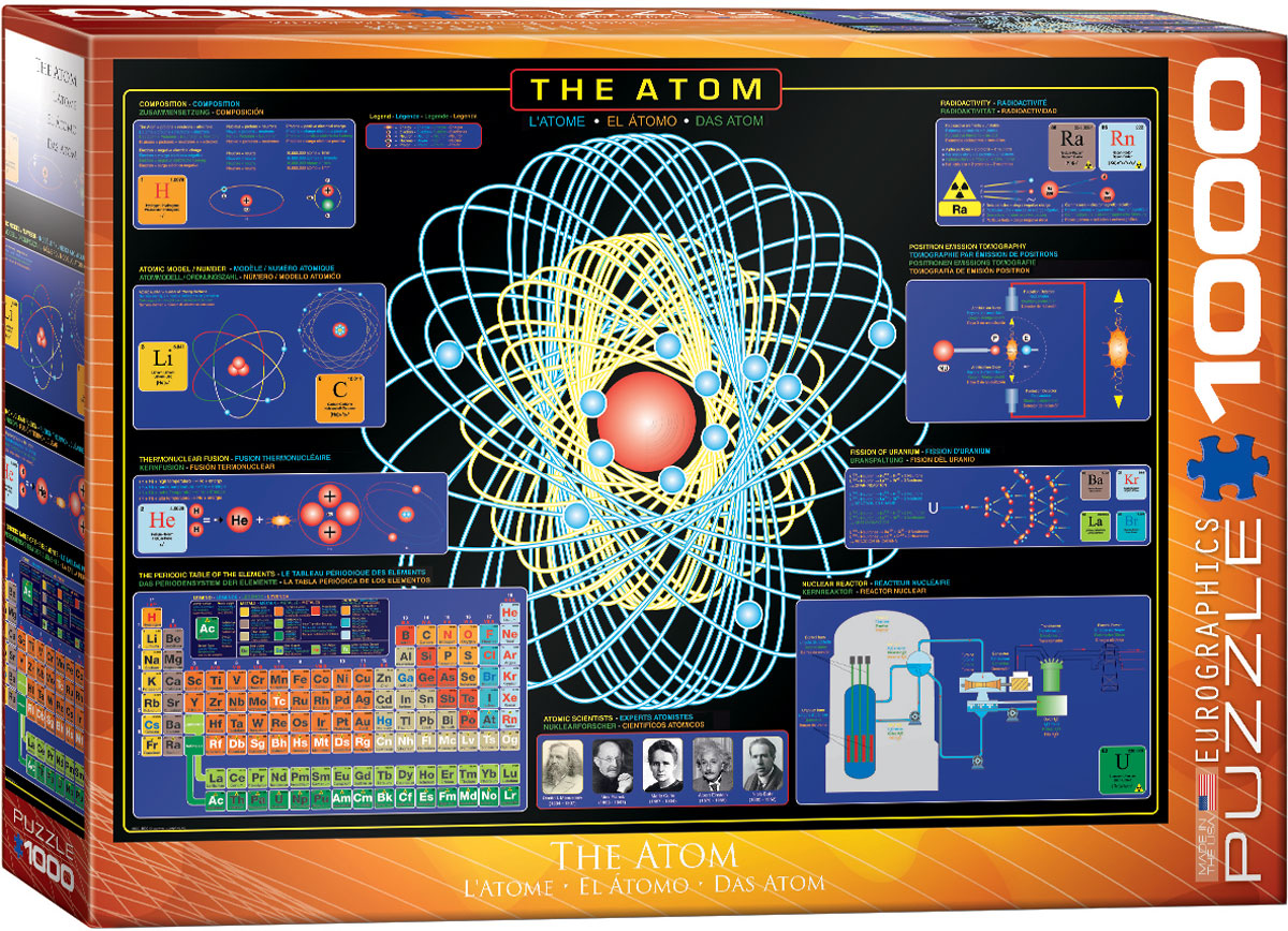 The Atom 1000 Piece Puzzle - Quick Ship - Puzzlicious.com