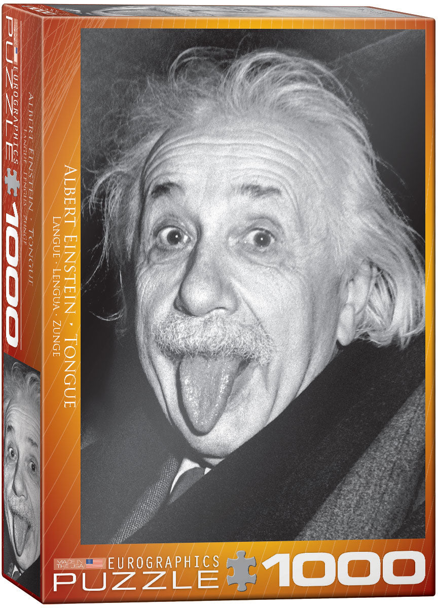 Einstein Tongue 1000 Piece Puzzle - Quick Ship - Puzzlicious.com