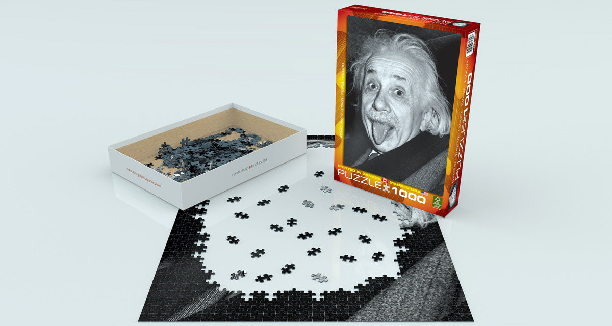 Einstein Tongue 1000 Piece Puzzle - Quick Ship - Puzzlicious.com