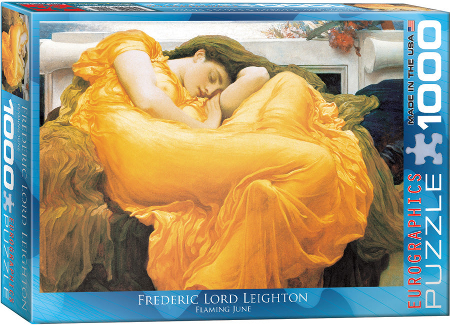 Frederick Leighton&#39;s Flaming June 1000 Piece Puzzle - Quick Ship - Puzzlicious.com