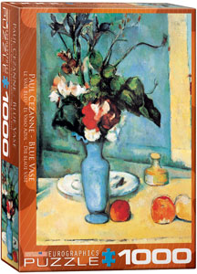 Cezanne&#39;s Blue Vase 1000 Piece Puzzle - Quick Ship - Puzzlicious.com