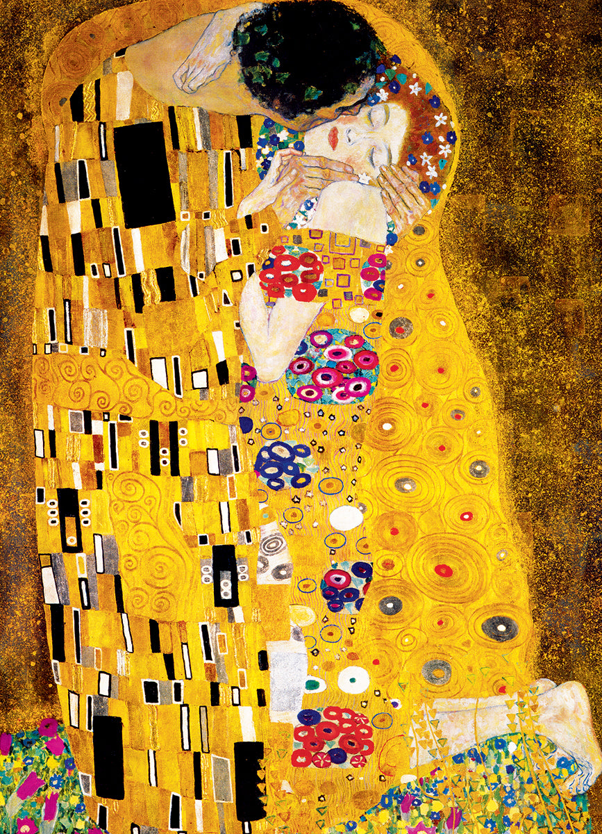 Klimt&#39;s The Kiss 1000 Piece Puzzle - Quick Ship - Puzzlicious.com