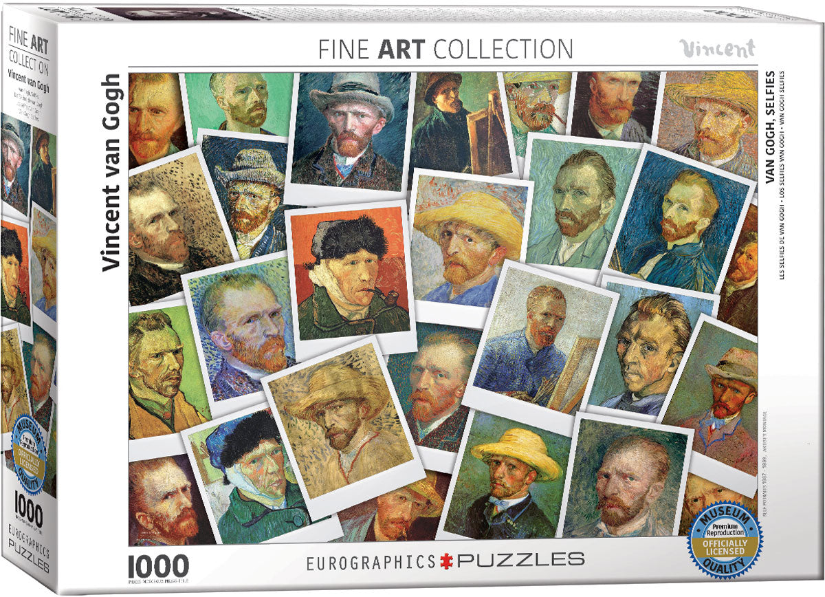 Van Gogh&#39;s Selfies 1000 Piece Puzzle - Quick Ship - Puzzlicious.com