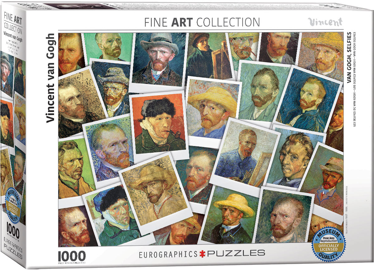 Van Gogh's Selfies 1000 Piece Puzzle - Quick Ship - Puzzlicious.com