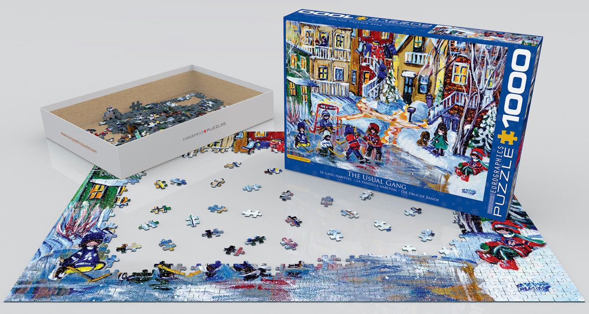 The Usual Gang 1000 Piece Puzzle - Quick Ship - Puzzlicious.com