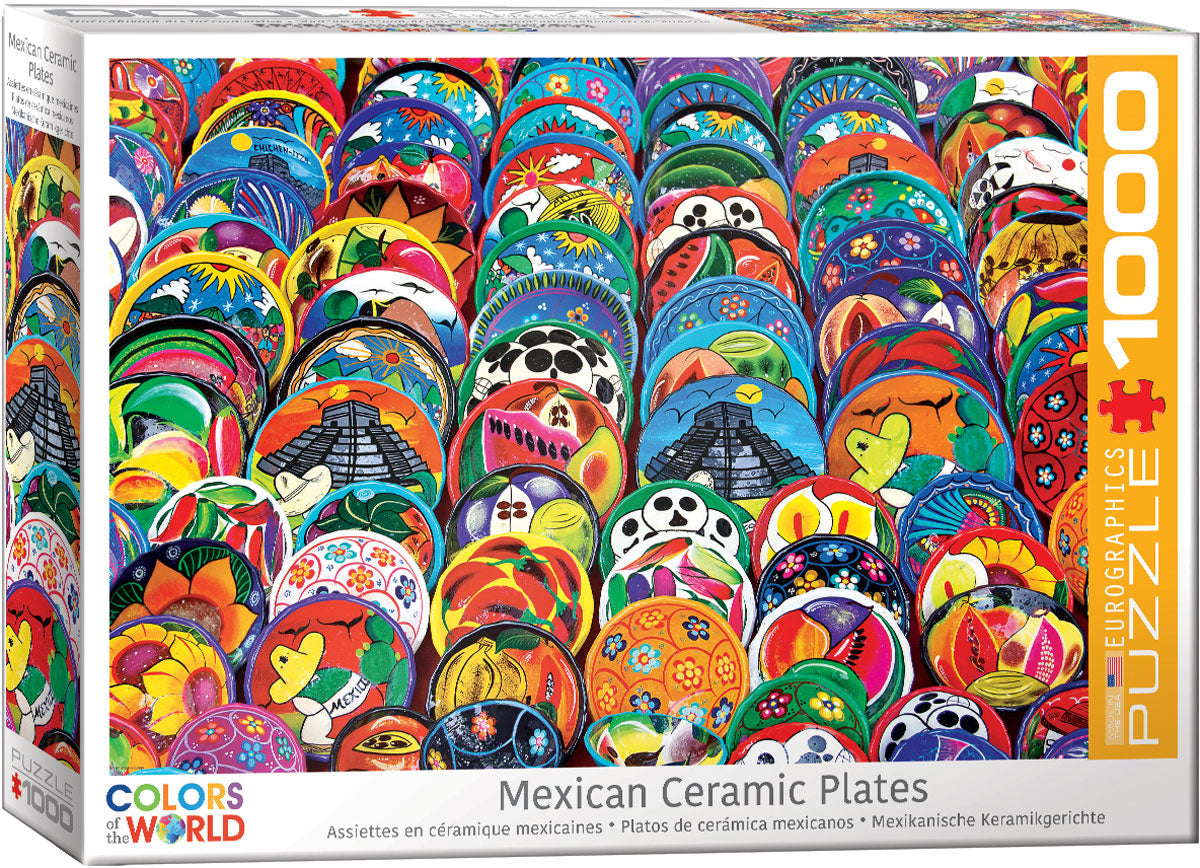 Mexican Plates 1000 Piece Puzzle - Quick Ship - Puzzlicious.com