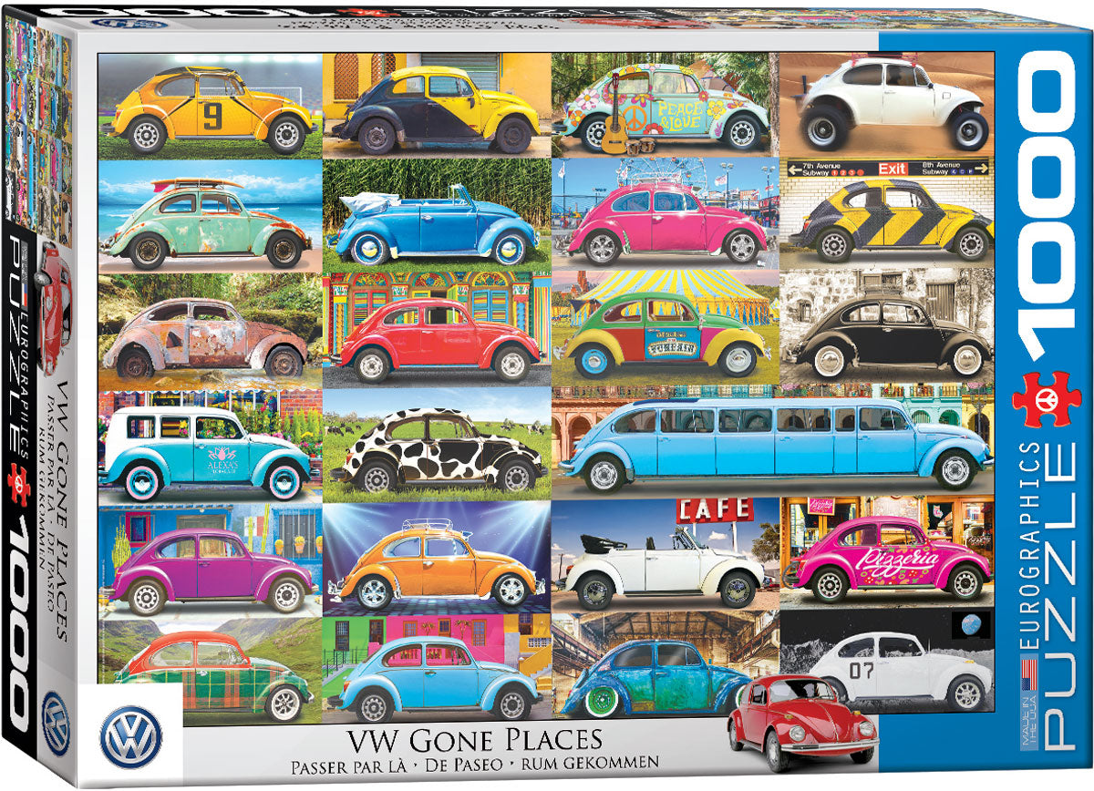 VW Gone Places 1000 Piece Puzzle - Quick Ship - Puzzlicious.com