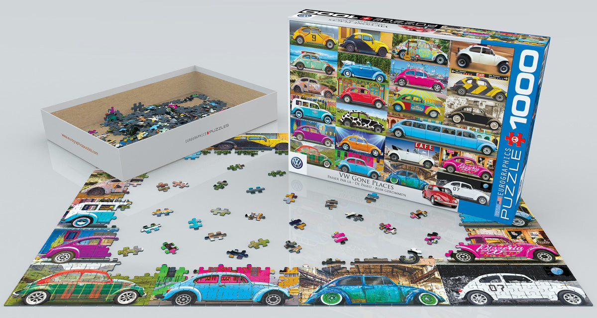 VW Gone Places 1000 Piece Puzzle - Quick Ship - Puzzlicious.com