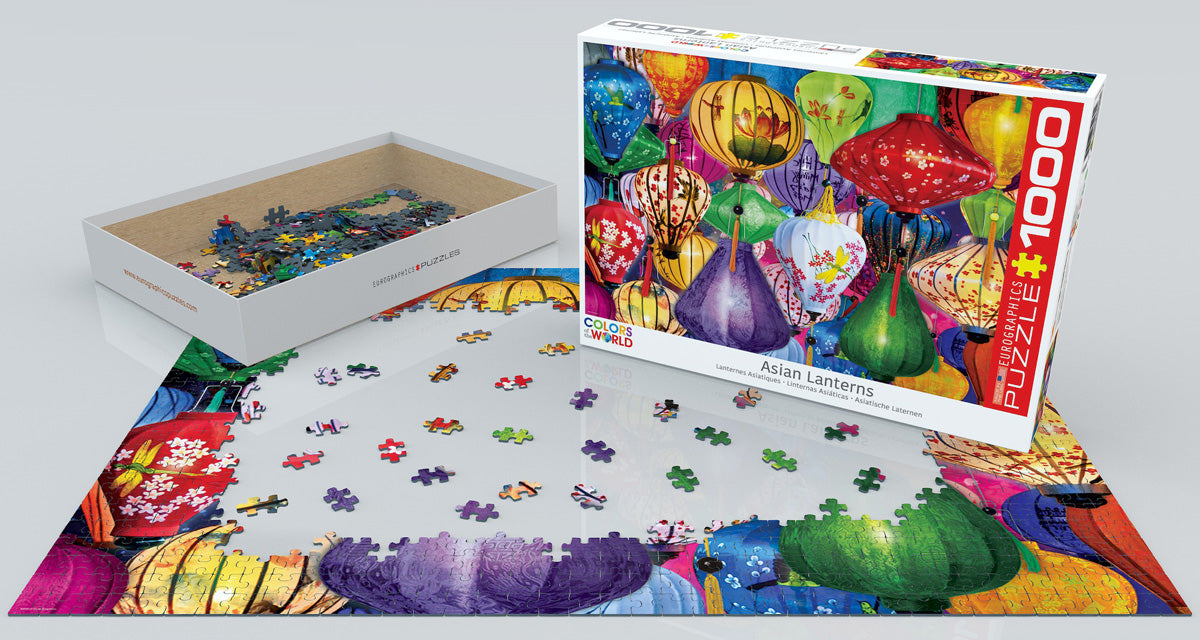 Asian Lanterns 1000 Piece Puzzle - Quick Ship - Puzzlicious.com