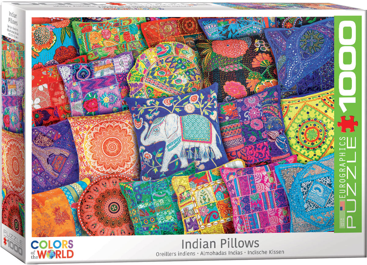 Indian Pillows 1000 Piece Puzzle - Quick Ship - Puzzlicious.com