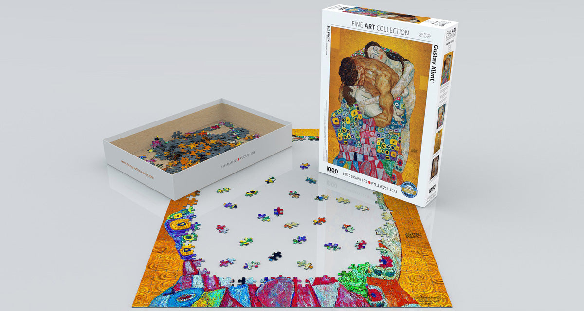 Klimt's The Family 1000 Piece Puzzle - Puzzlicious.com