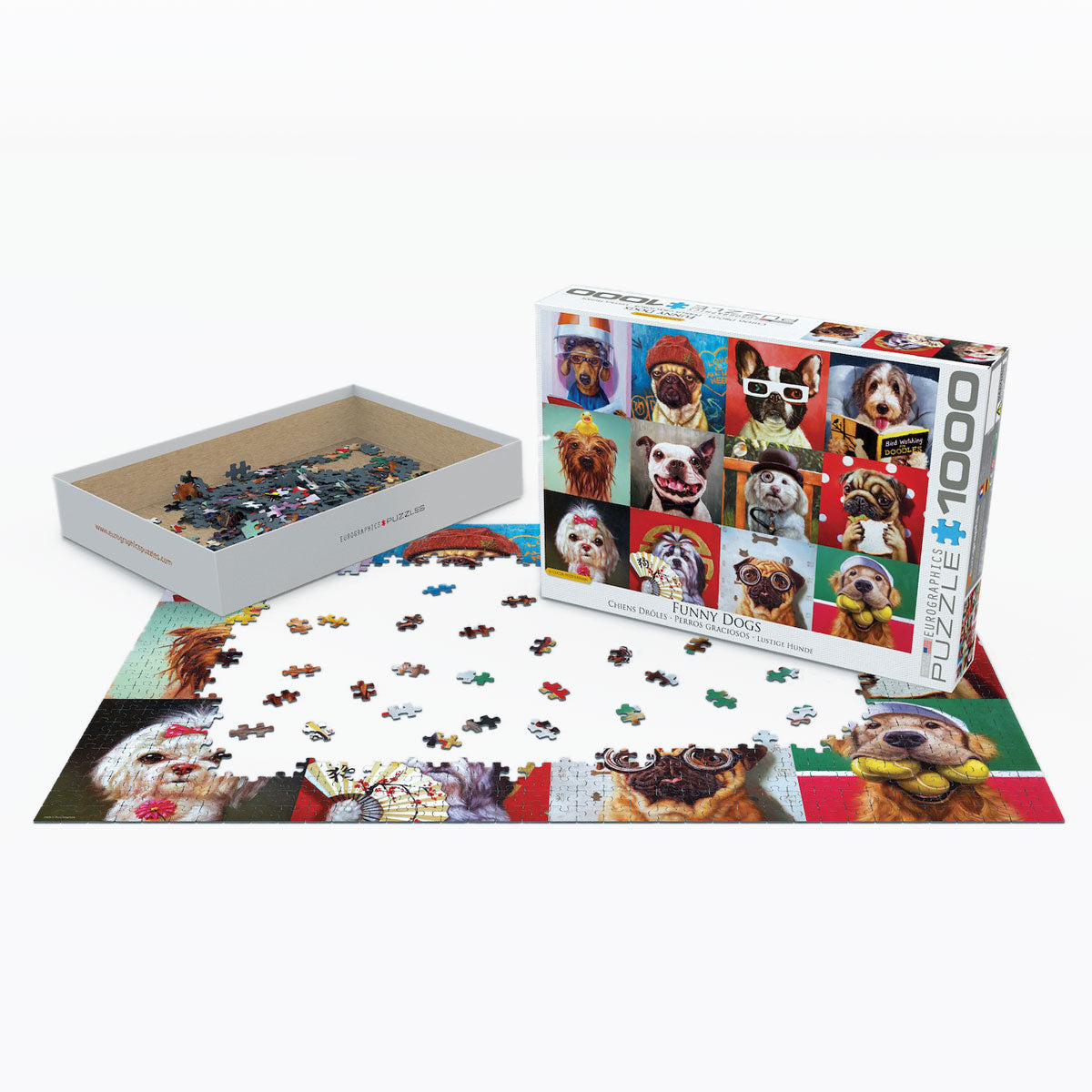 Funny Dogs 1000 Piece Puzzle - Quick Ship - Puzzlicious.com