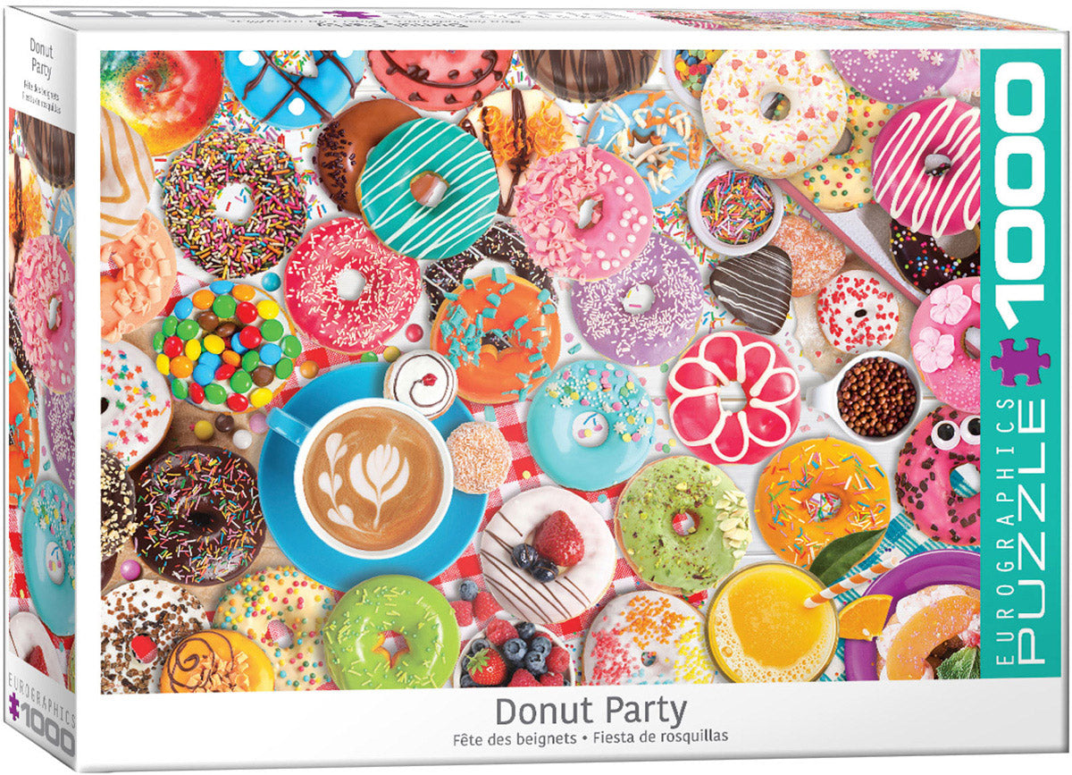 Eurographics Donut Party 1000 Piece Puzzle - Quick Ship - Puzzlicious.com