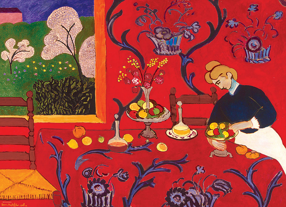 Matisse&#39;s Harmony in Red 1000 Piece Puzzle - Quick Ship - Puzzlicious.com