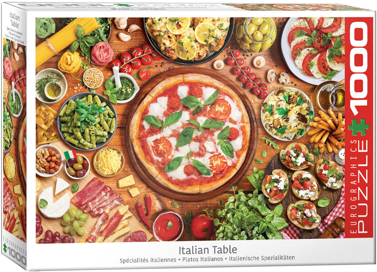 Italian Table 1000 Piece Puzzle - Quick Ship - Puzzlicious.com