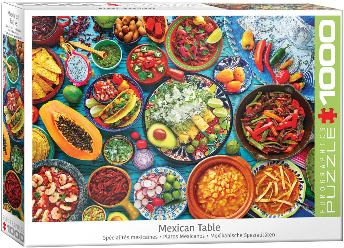 Mexican Table 1000 Piece Puzzle - Quick Ship
