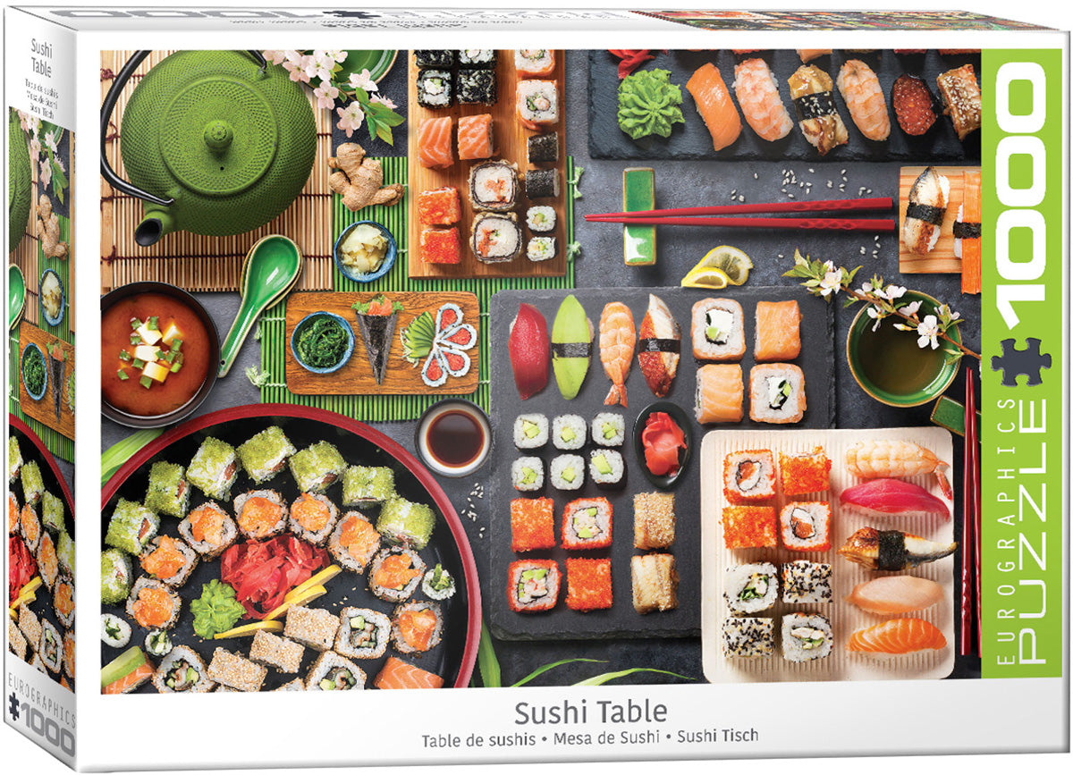 Sushi Table 1000 Piece Puzzle - Quick Ship - Puzzlicious.com