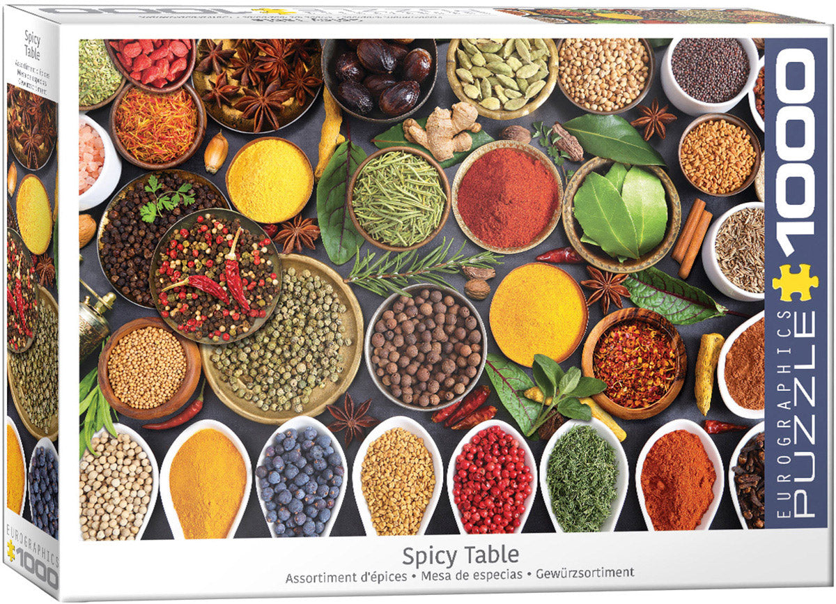 Spicy Table 1000 Piece Puzzle - Quick Ship - Puzzlicious.com
