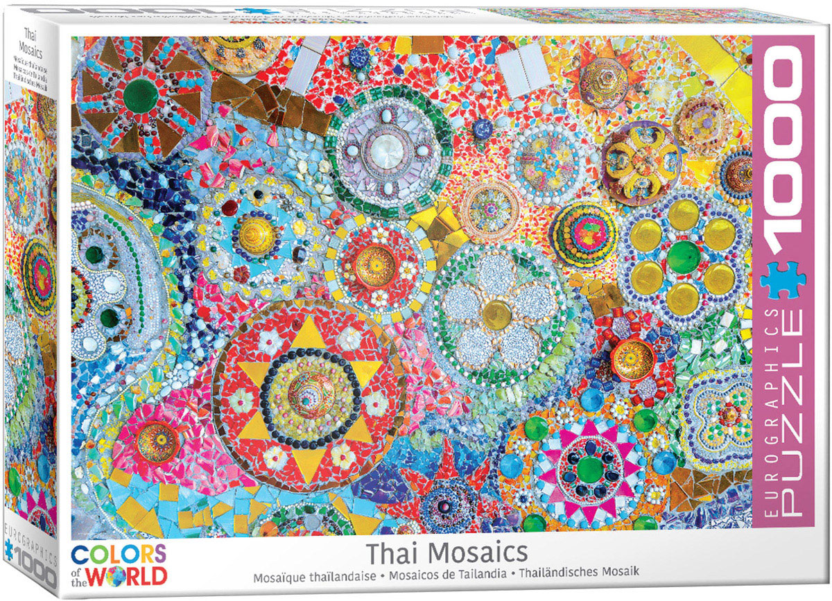 Thai Mosaics 1000 Piece Puzzle - Quick Ship - Puzzlicious.com