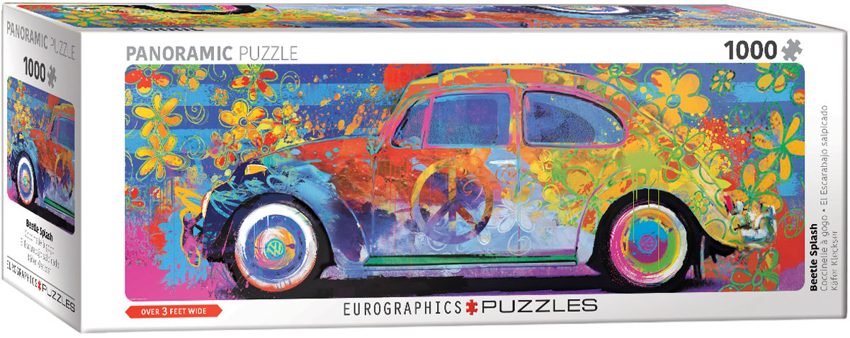 Beetle Splash 1000 Piece Panoramic Puzzle - Quick Ship - Puzzlicious.com