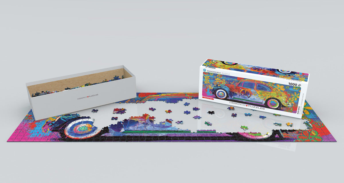 Beetle Splash 1000 Piece Panoramic Puzzle - Quick Ship - Puzzlicious.com