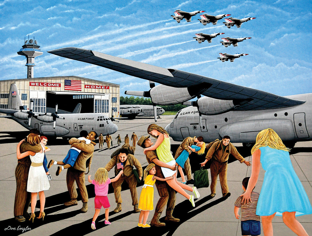 Family Welcome 500 Piece Puzzle - Quick Ship - Puzzlicious.com