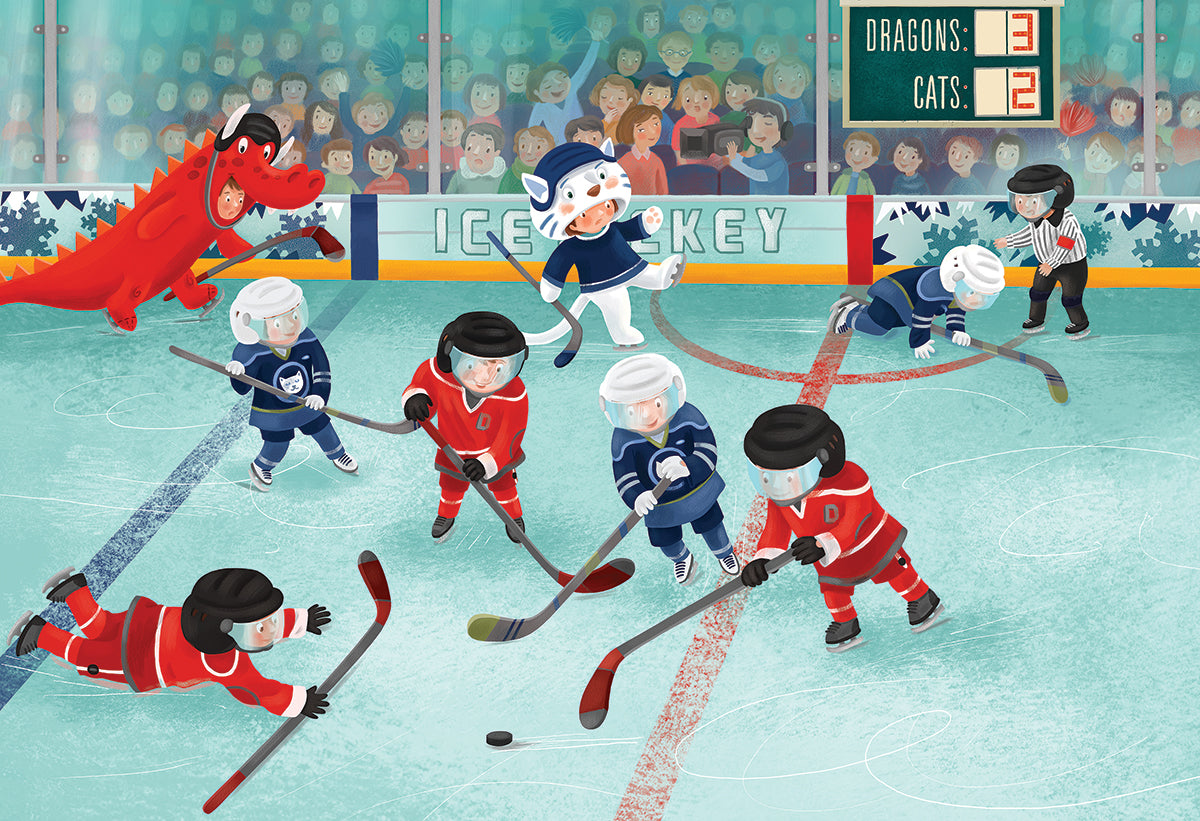 Junior League Hockey 60 Piece Puzzle - Quick Ship - Puzzlicious.com
