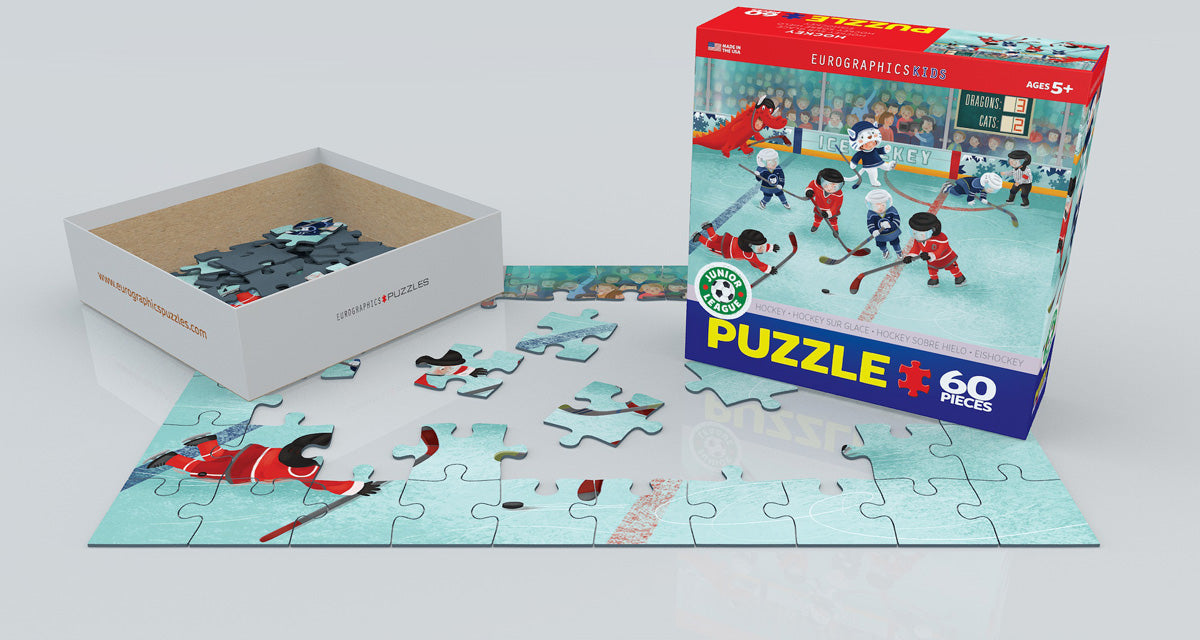 Junior League Hockey 60 Piece Puzzle - Quick Ship - Puzzlicious.com