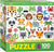 Emojipuzzle Wild Animals 100 Piece Puzzle - Quick Ship - Puzzlicious.com