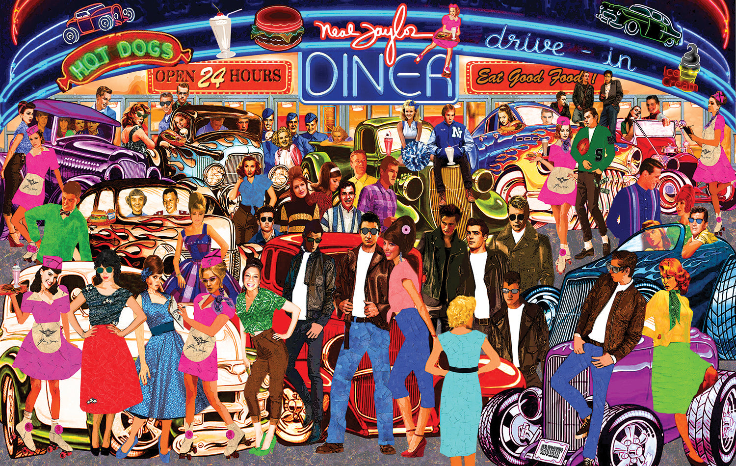 Cruisin' 550 Piece Puzzle - Quick Ship - Puzzlicious.com