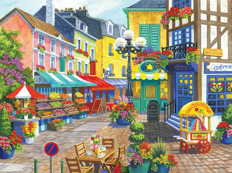 French Market 300 Piece Puzzle - Puzzlicious.com