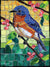 Stained Glass Bluebird 1000 Piece Puzzle - Quick Ship - Puzzlicious.com
