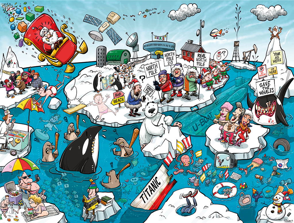 Chaos at the North Pole - No.18 1000 Piece Jigsaw