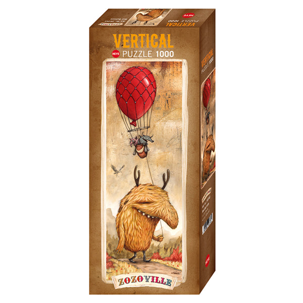 Zozoville: Red Balloon 1000 Piece Puzzle - Quick Ship