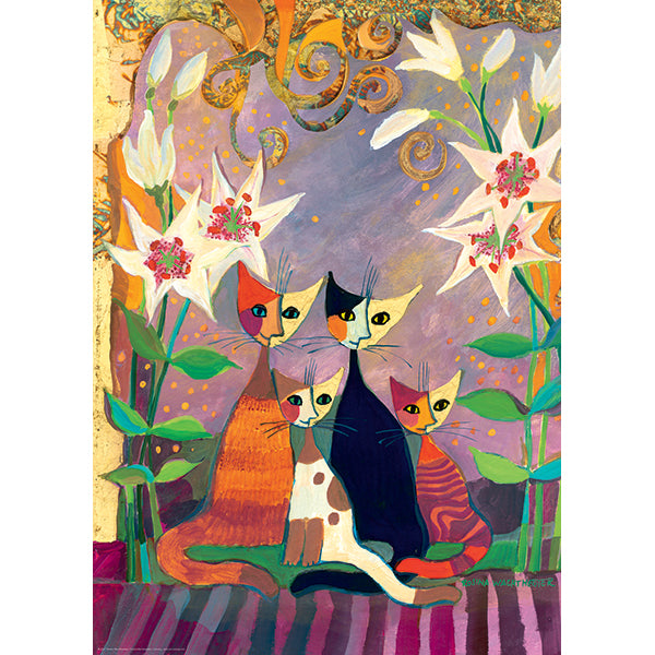 Wachtmeister's Lilies 1000 Piece Puzzle - Puzzlicious.com