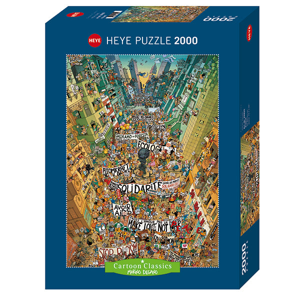 Degano&#39;s Protest! 2000 Piece Puzzle - Quick Ship - Puzzlicious.com