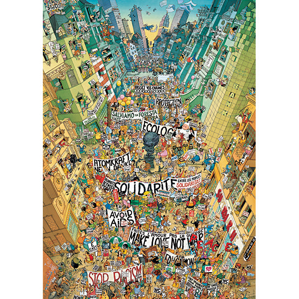 Degano&#39;s Protest! 2000 Piece Puzzle - Quick Ship - Puzzlicious.com